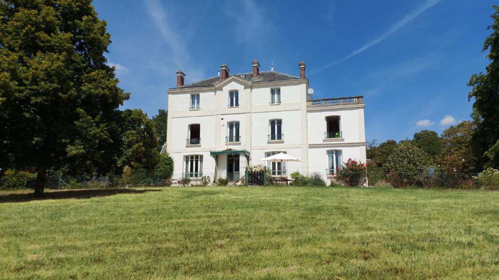 grande vue sur Manoir le parc